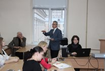 Meeting of the Working Collective and Students of the Educational and Research Law Institute with Rector of NAU